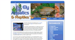 Desktop Screenshot of elyaquatics.co.uk