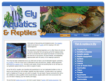 Tablet Screenshot of elyaquatics.co.uk